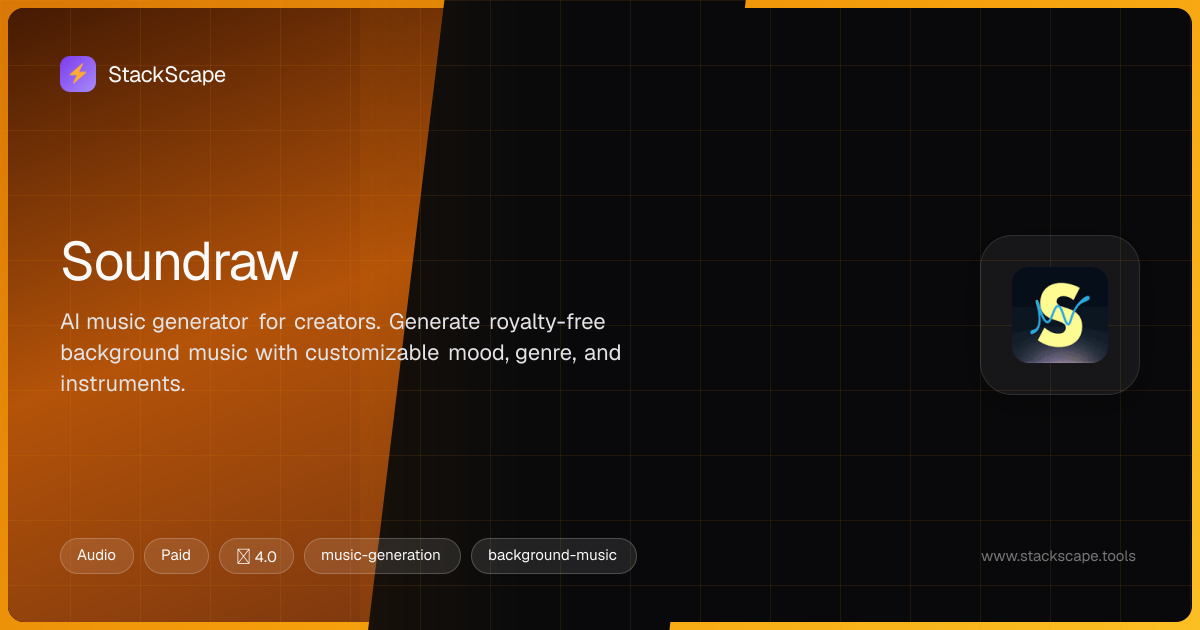 Soundraw — StackScape | StackScape