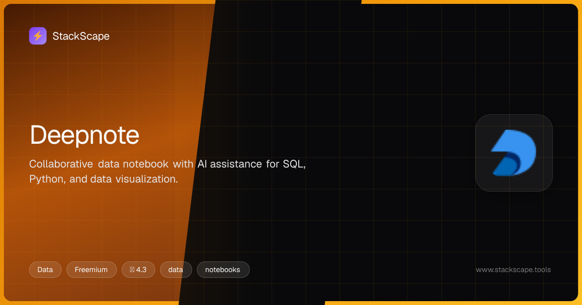 Deepnote — StackScape | StackScape