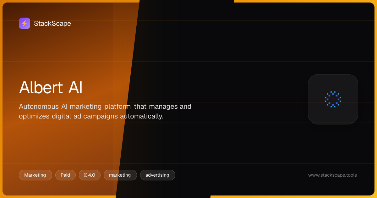 Albert AI — StackScape | StackScape