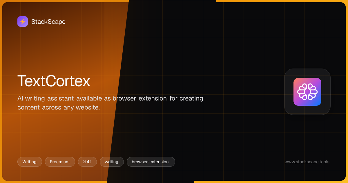 TextCortex — StackScape | StackScape